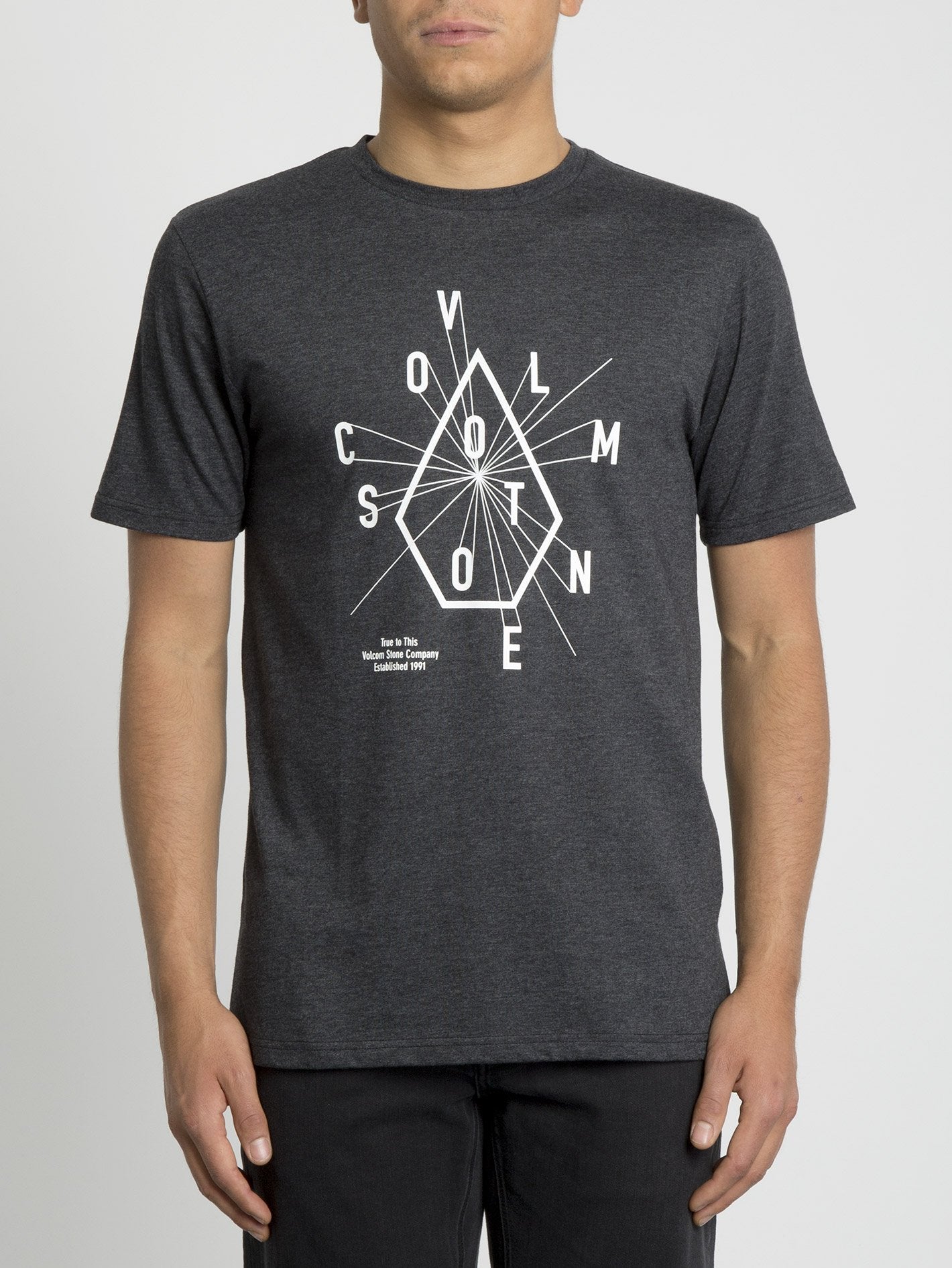 T-shirt Eyechart - Heather Black