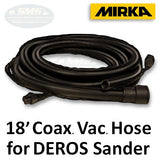 Mirka 18' Coaxial Vacuum Hose for DEROS Electric Sanders, MVHA-5