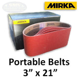 Mirka 3" x 21" Portable Heavy Duty Belts