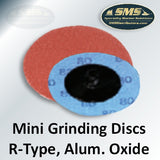 Mini Aluminum Oxide Grinding Discs, R-Type
