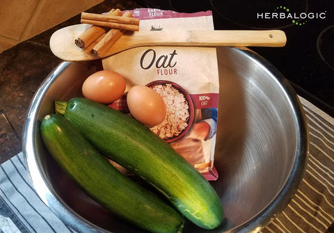 When life gives you oversized zucchinis, make muffins