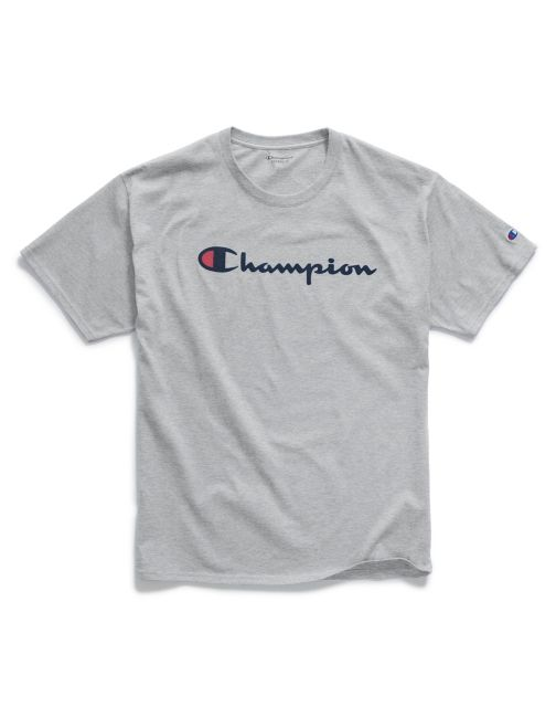 champion men's graphic jersey tee