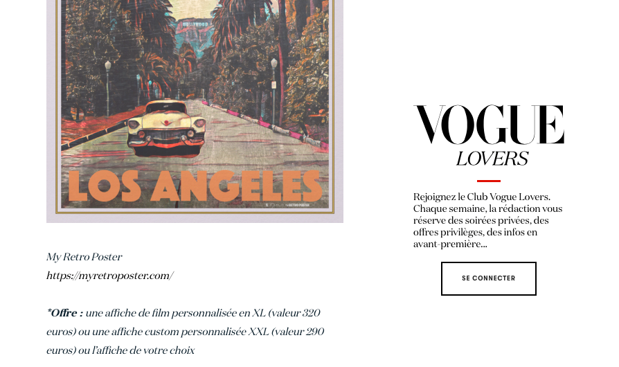 Win a Vintage Travel Poster or a personalized poster with Vogue Magazine