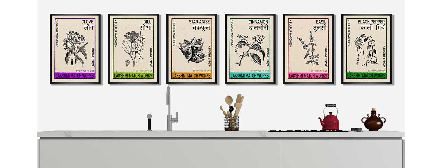 Indian Spices poster collection