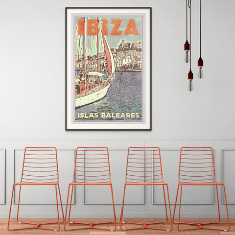 Ibiza Travel Poster - Collector Edition Retro Poster