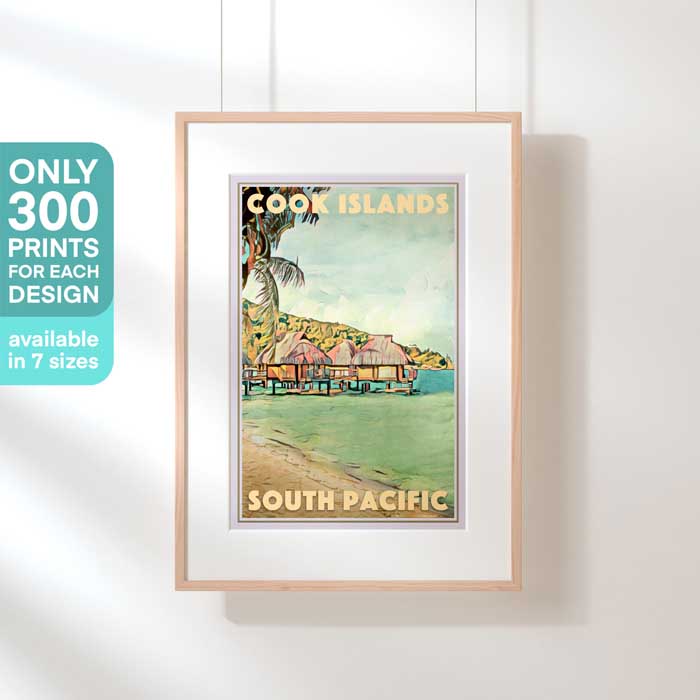 Limited Edition Cook Islands poster by Alecse