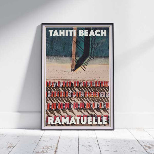 Poster of TAHITI VAHINE - Vintage travel poster Polynesia – My
