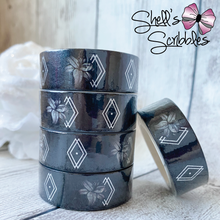 Load image into Gallery viewer, Washi - Diamond Lily - Silver Foil - LIMITED QUANTITIES
