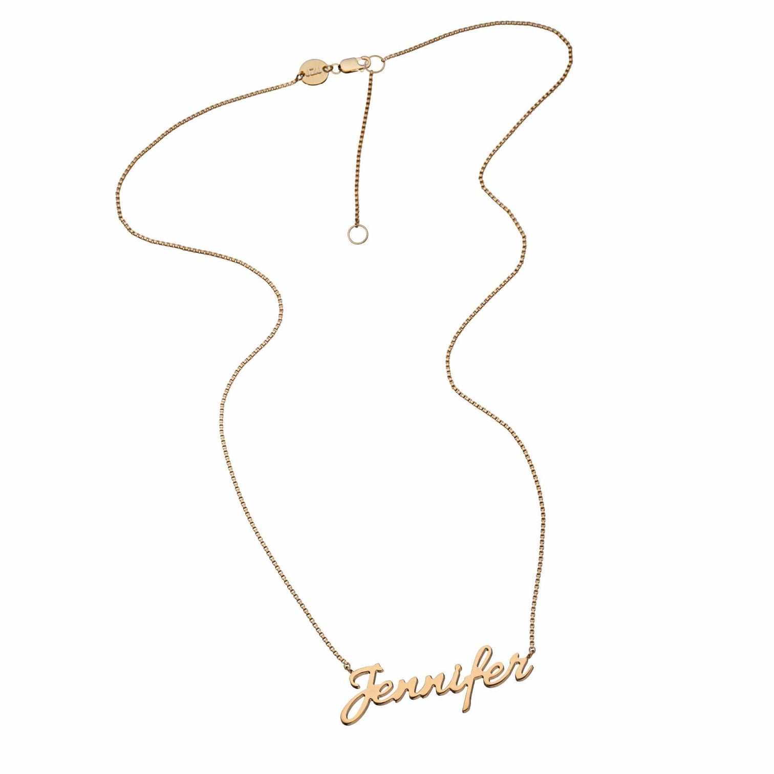 Jennifer Zeuner Jewelry | Betty Nameplate Necklace