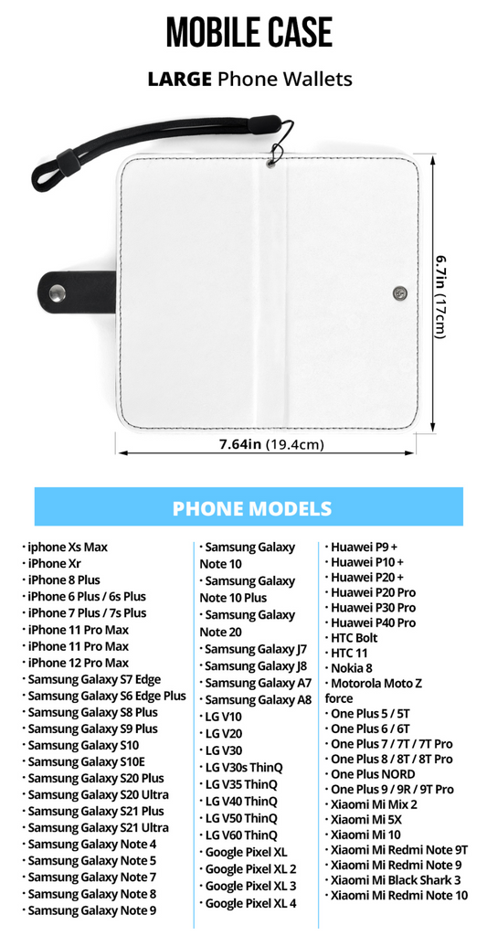 bandana phone case size chart 1