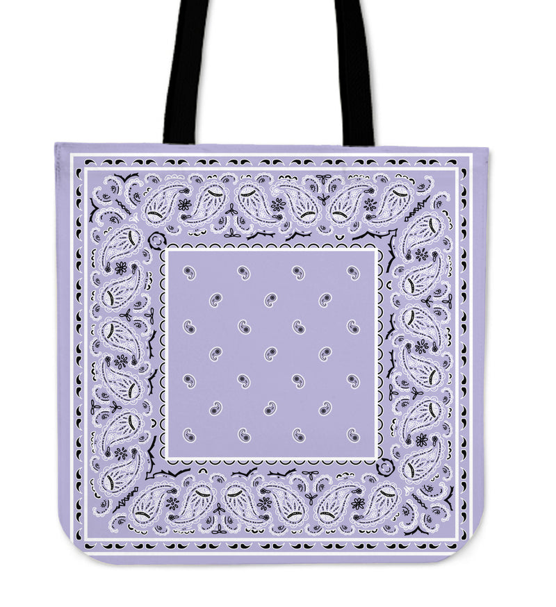 Bags, White Bandana Print Handbag