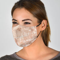 neutral color bridesmaid coronavirus mask