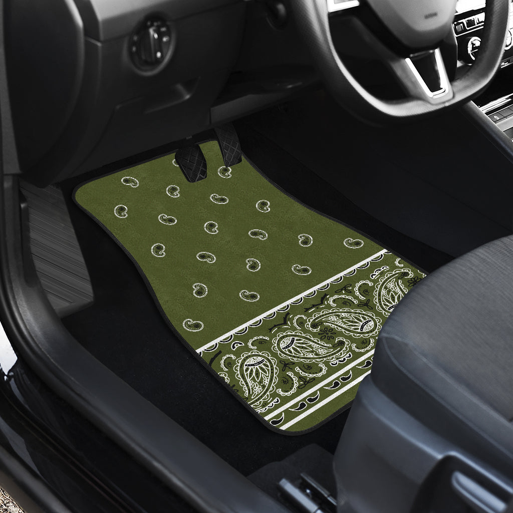 Bandana Car Floor Mat Set Or 4 The Bandana Blanket Company