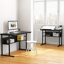 L Shaped Desk With Bookshelf 67 Inch Double Corner Computer Office De