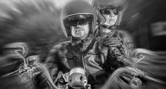 couple de motard