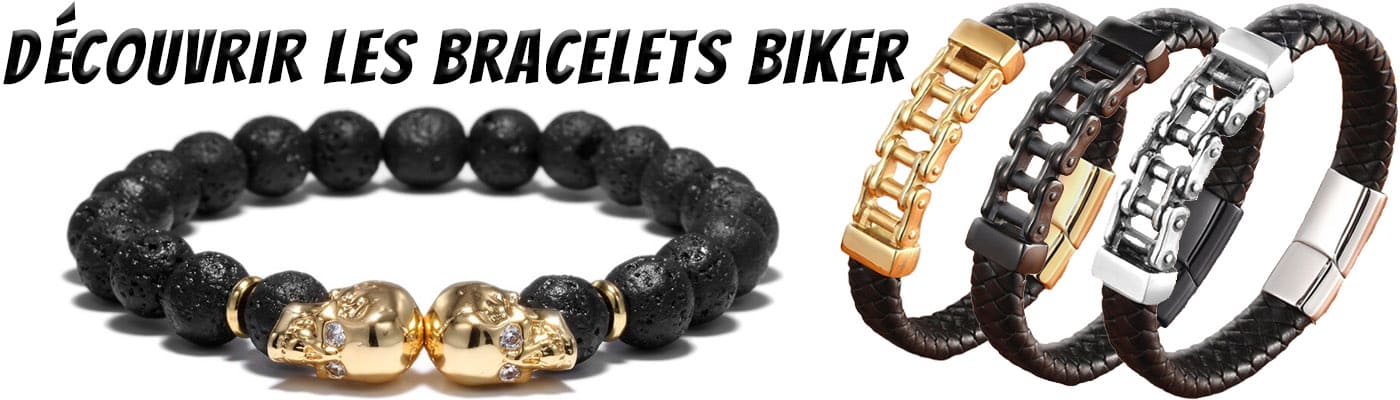 les bracelets biker