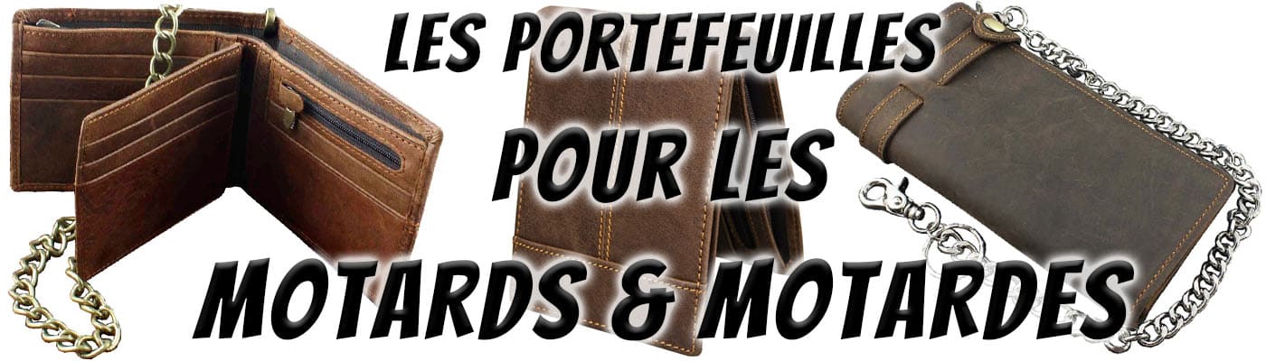 portefeuille motard