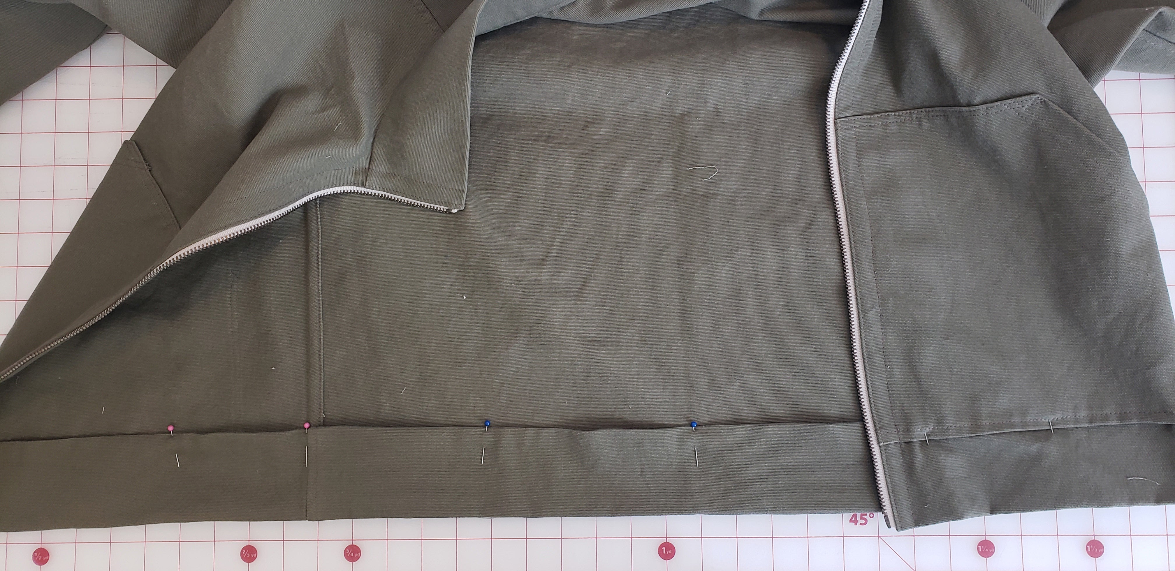 Cozi Jacket Sewalong, Part 5: Hemming and adding elastic – Pattern Scout  Studio