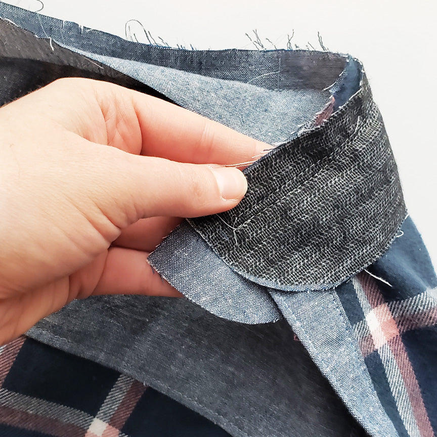 Shirtmaking: An Alternate Method for Making a Collar – Pattern Scout Studio