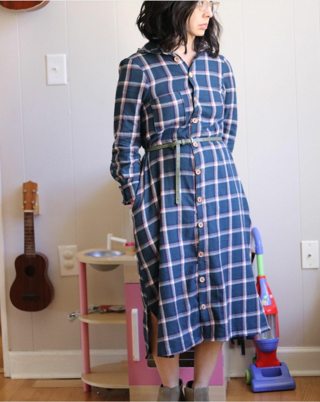 Byrdie Button-up Blouse + Dress - PDF SEWING PATTERN – Pattern Scout Studio