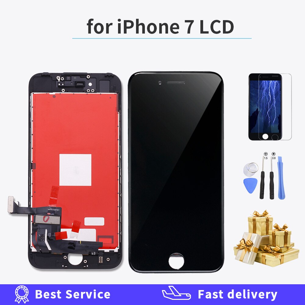 aa Quality Oem Lcd Display For Iphone 7 Screen Digitizer 3d Touch As Double R Phones