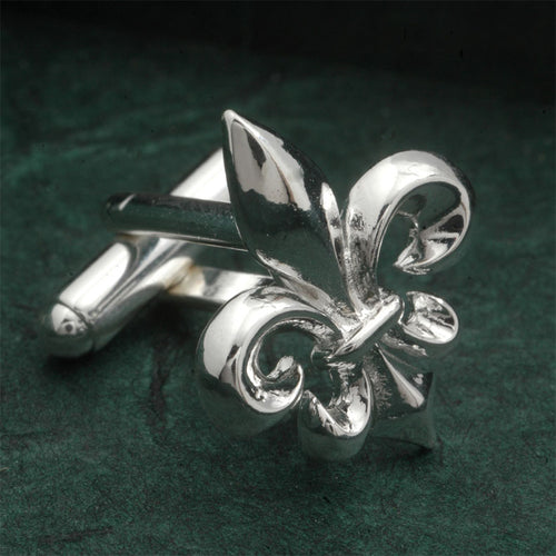 Sterling Silver Fleur De Lis Tie Tack