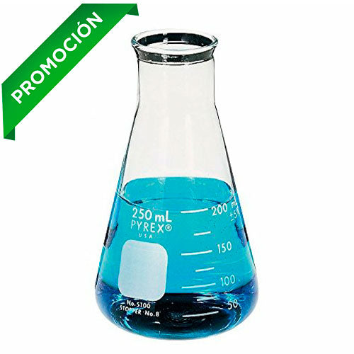 PROBETA 100ML VIDRIO BASE PLASTICA Y COLLAR CH0346C