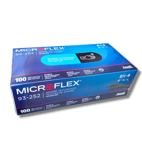MicroFlex UltraSense EC - Guantes de nitrilo (talla M)