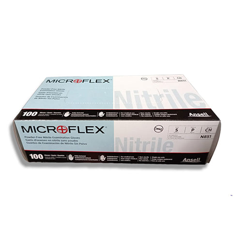 Microflex SU-690 - Guantes desechables de nitrilo, sin látex, sin polvo,  para limpieza, mecánica, automoción, industrial, o aplicaciones médicas