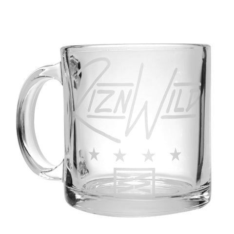 large clear coffee mug