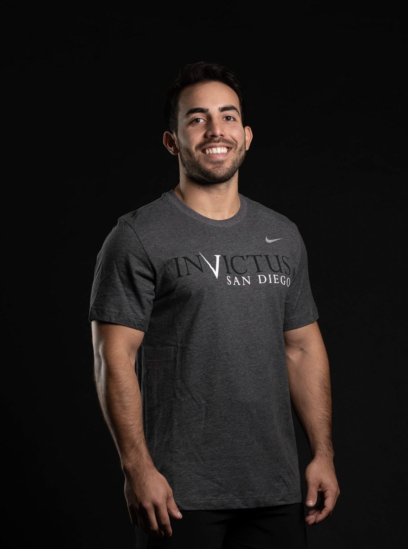 Invictus Nike Battle Tested T-Shirt - Men's - Dark Grey - Invictus Redefining
