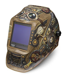 Steampunk Welding Helmet with 4C Lens Technology