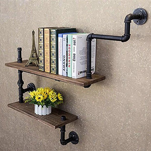 Steampunk Rustic Urban bookshelf