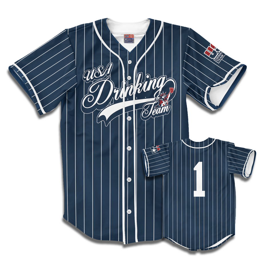 mexican drinking team baseball jersey