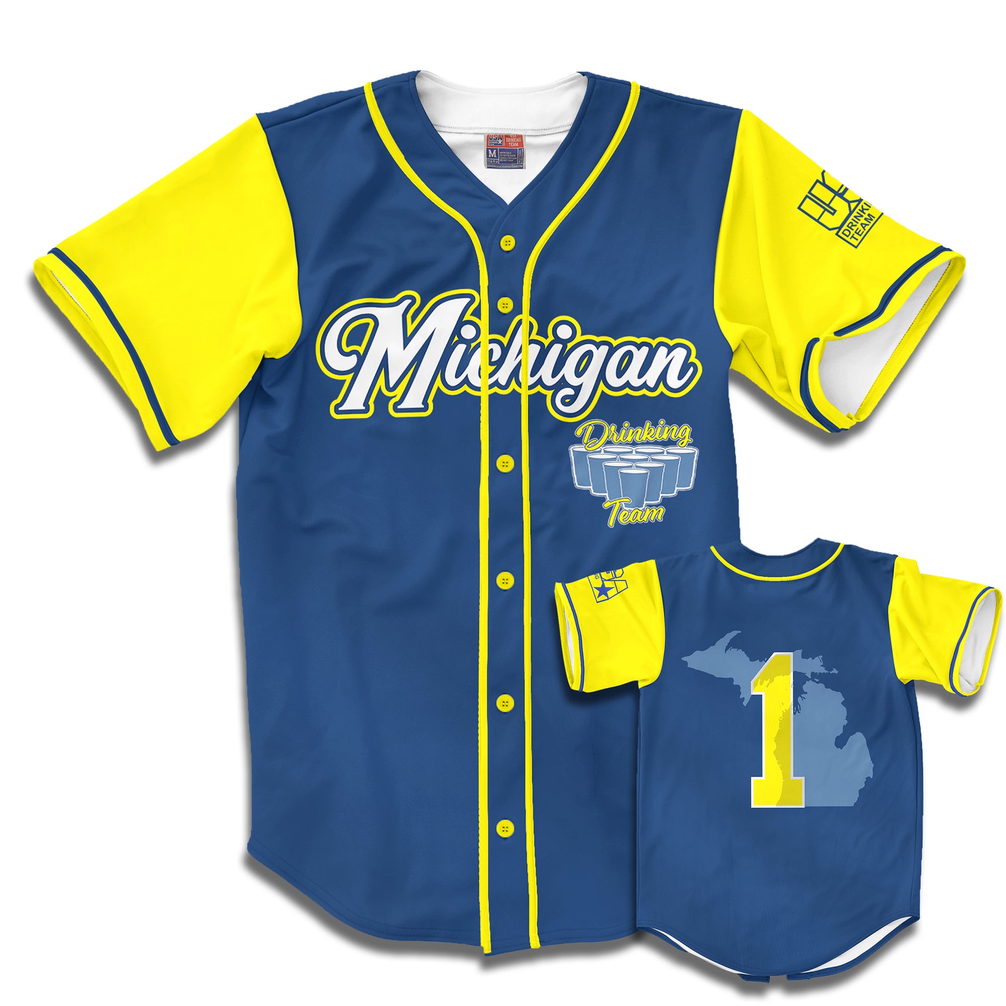 michigan baseball jersey