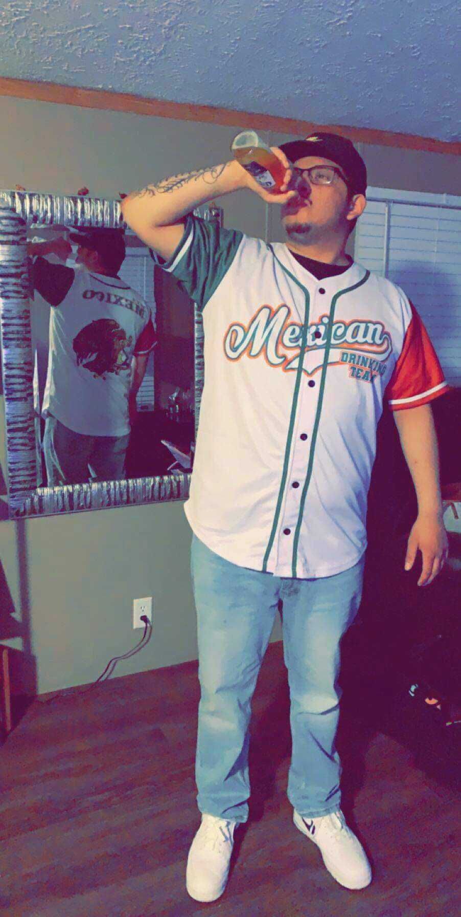 Mexican Drinking Team Baseball Jersey 