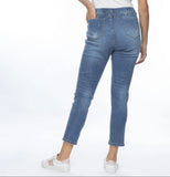 Threadz Pull On Ripped Jeans