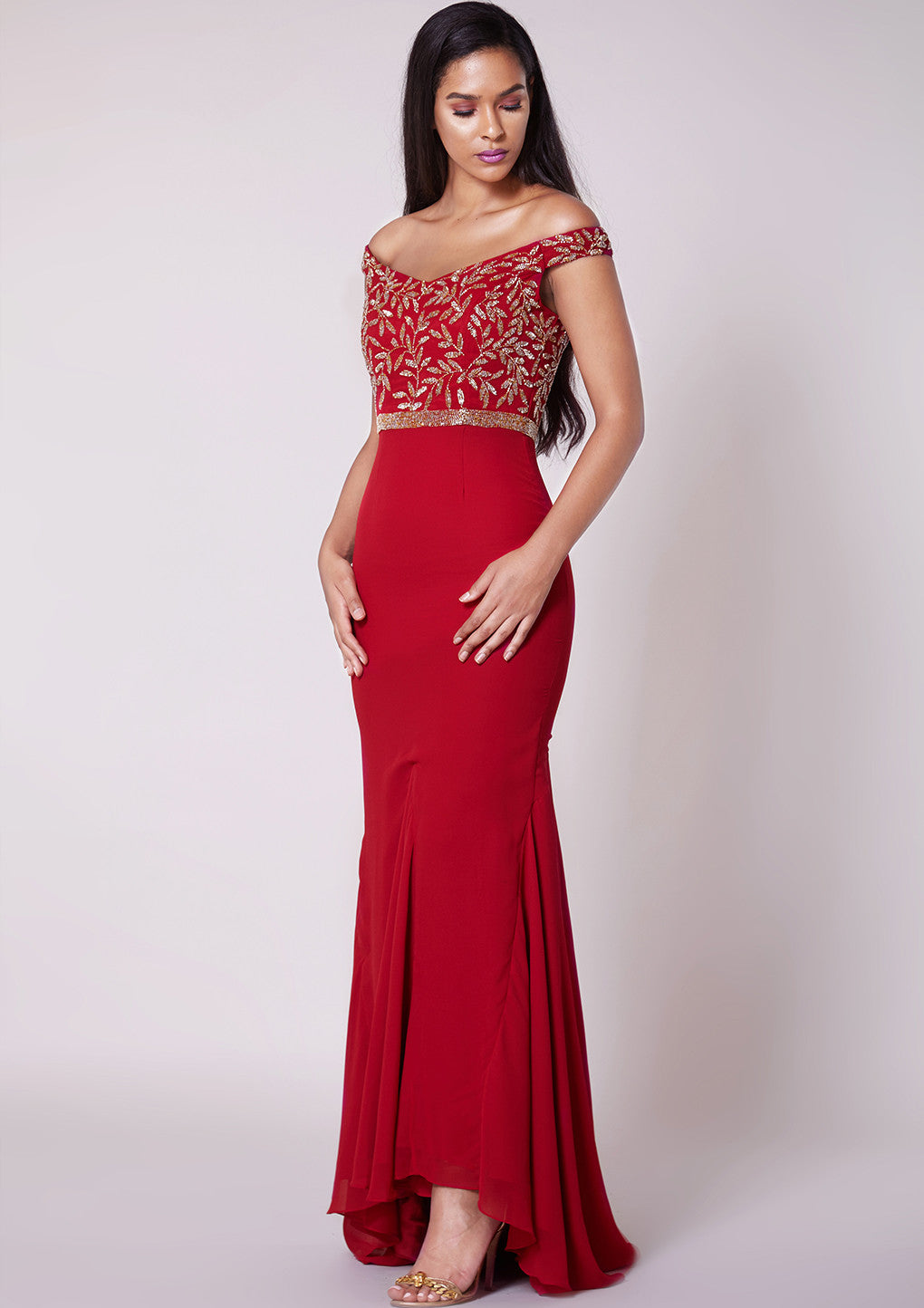 virgos lounge red dress