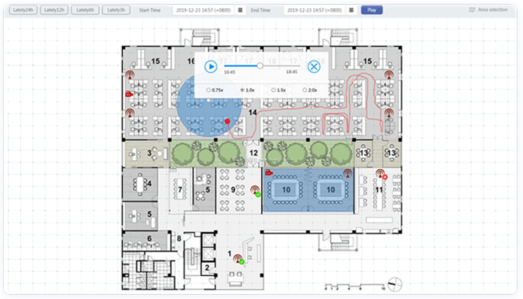 Surveillance data video storage and playback