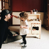 Tea time with Daddy Wooden play kitchen