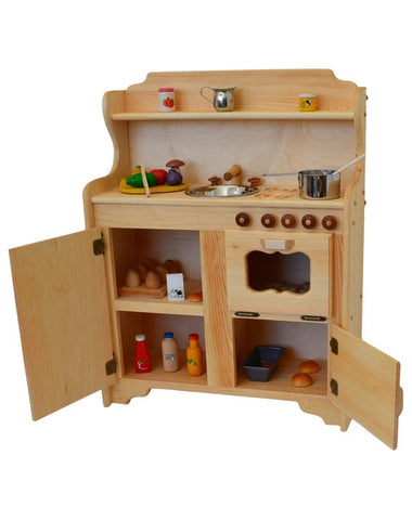 solid wood play kitchen
