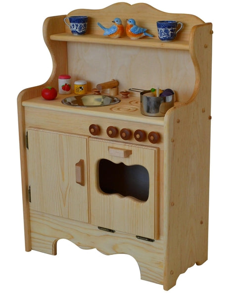 wooden play fridge