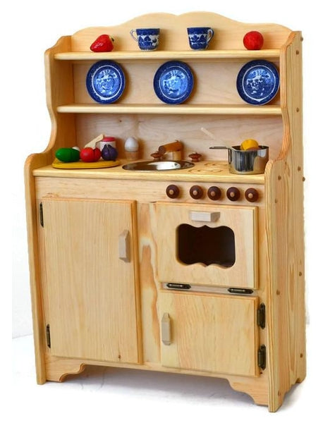 deluxe wooden play kitchen