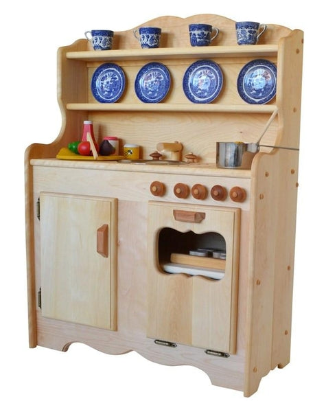 natural wood play kitchen