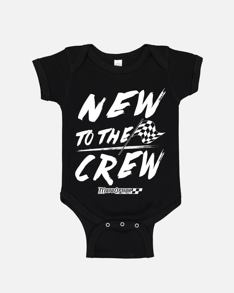 new to the crew onesie