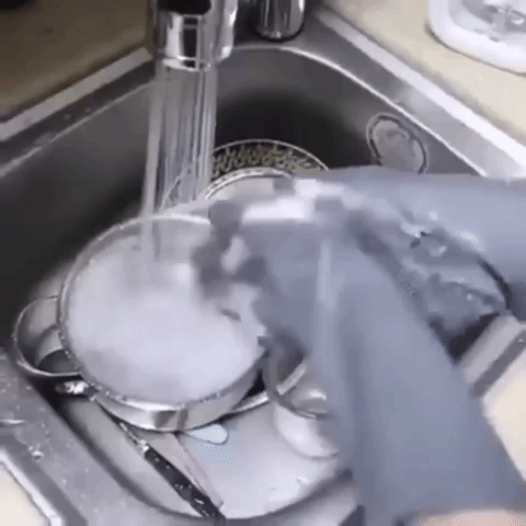 Magic Silicone Dish Washing Gloves (BPA Free) - Buy One get One ...
