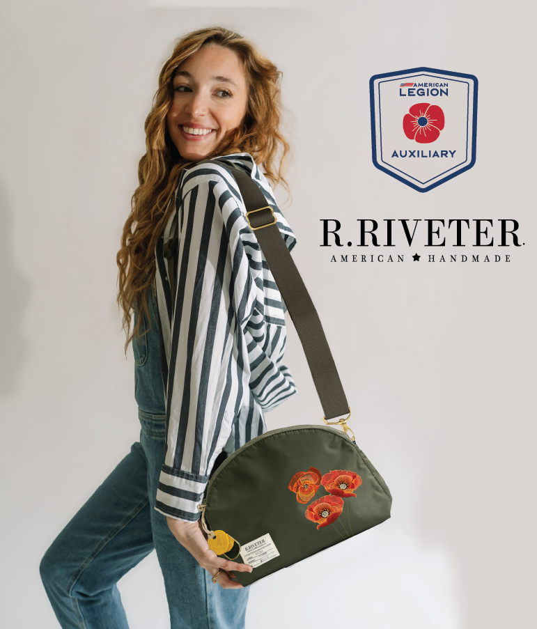 ALA and R Riveter Special Edition Poppy Hopper Nylon bag