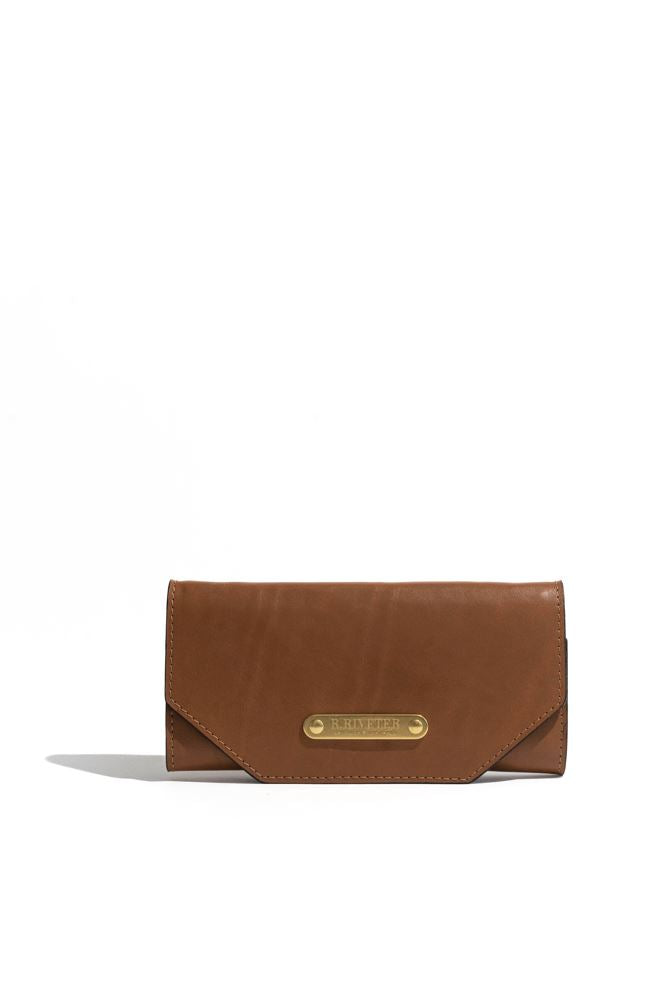 1912 Slim Wallet  Signature Brown Leather – R. Riveter
