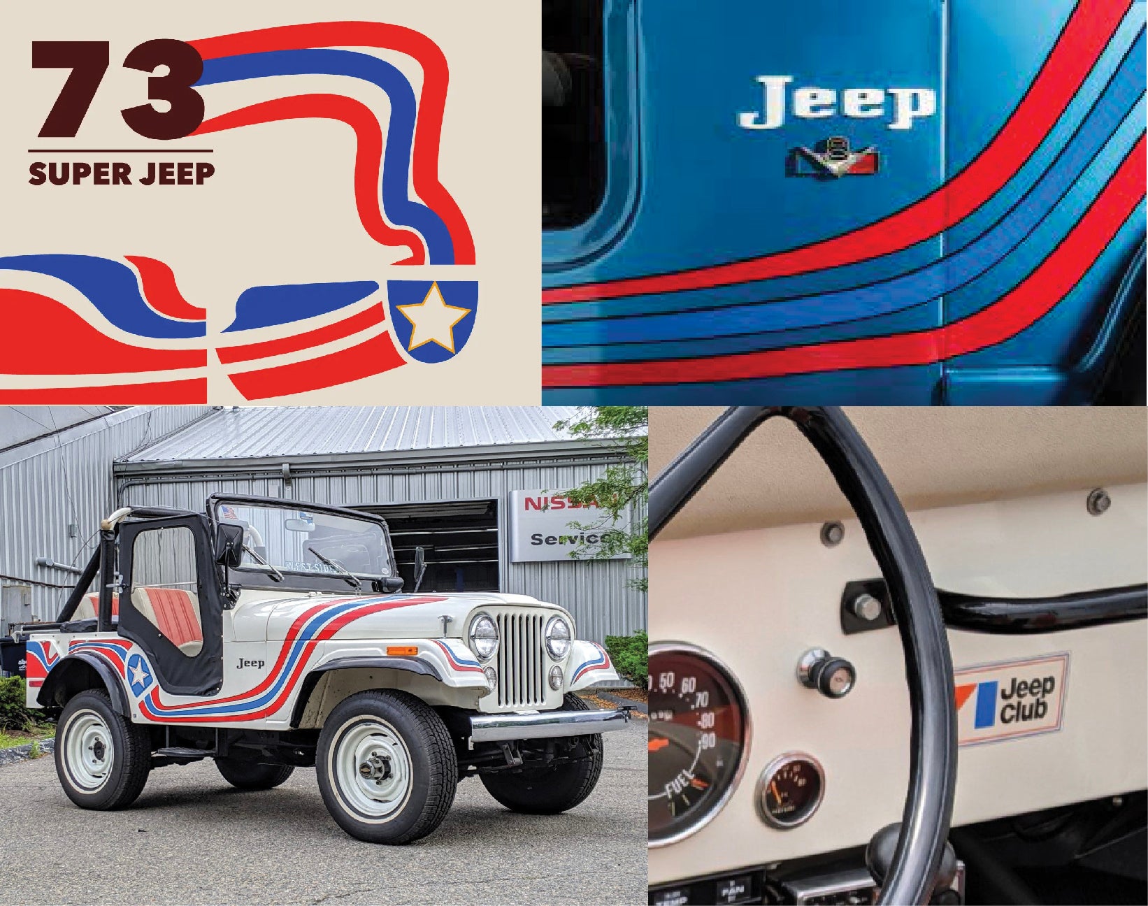 73 Super Jeep, inspiration for R.Riveter x Jeep collection
