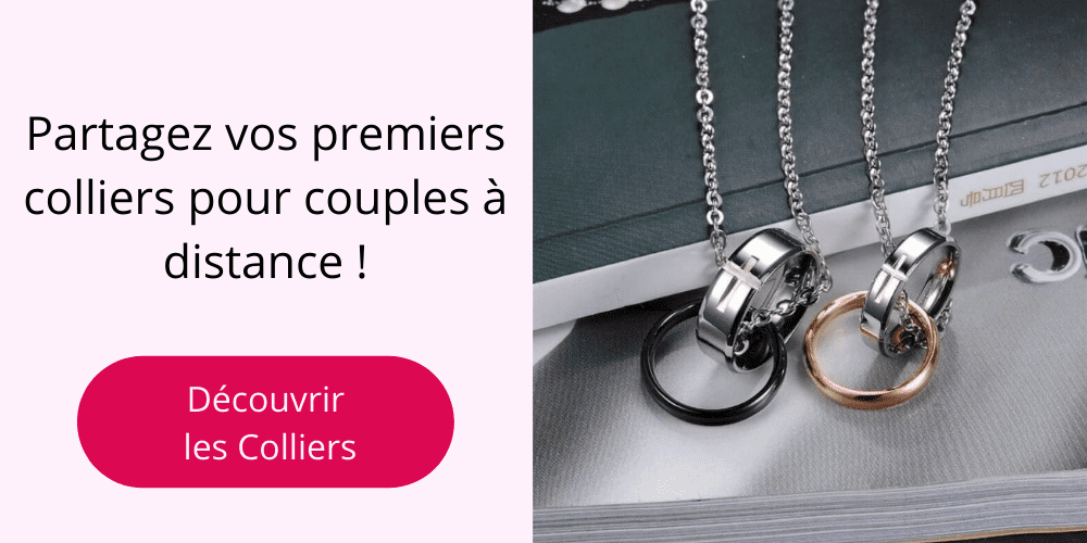 Colliers pour Couple à Distance